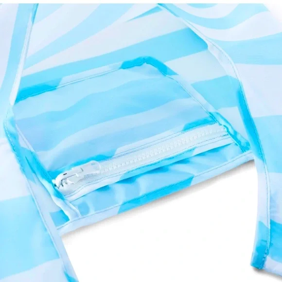 Stoney Clover Lane x Target Reusable Tote Bag Blue & White Stripes - Picture 4 of 9